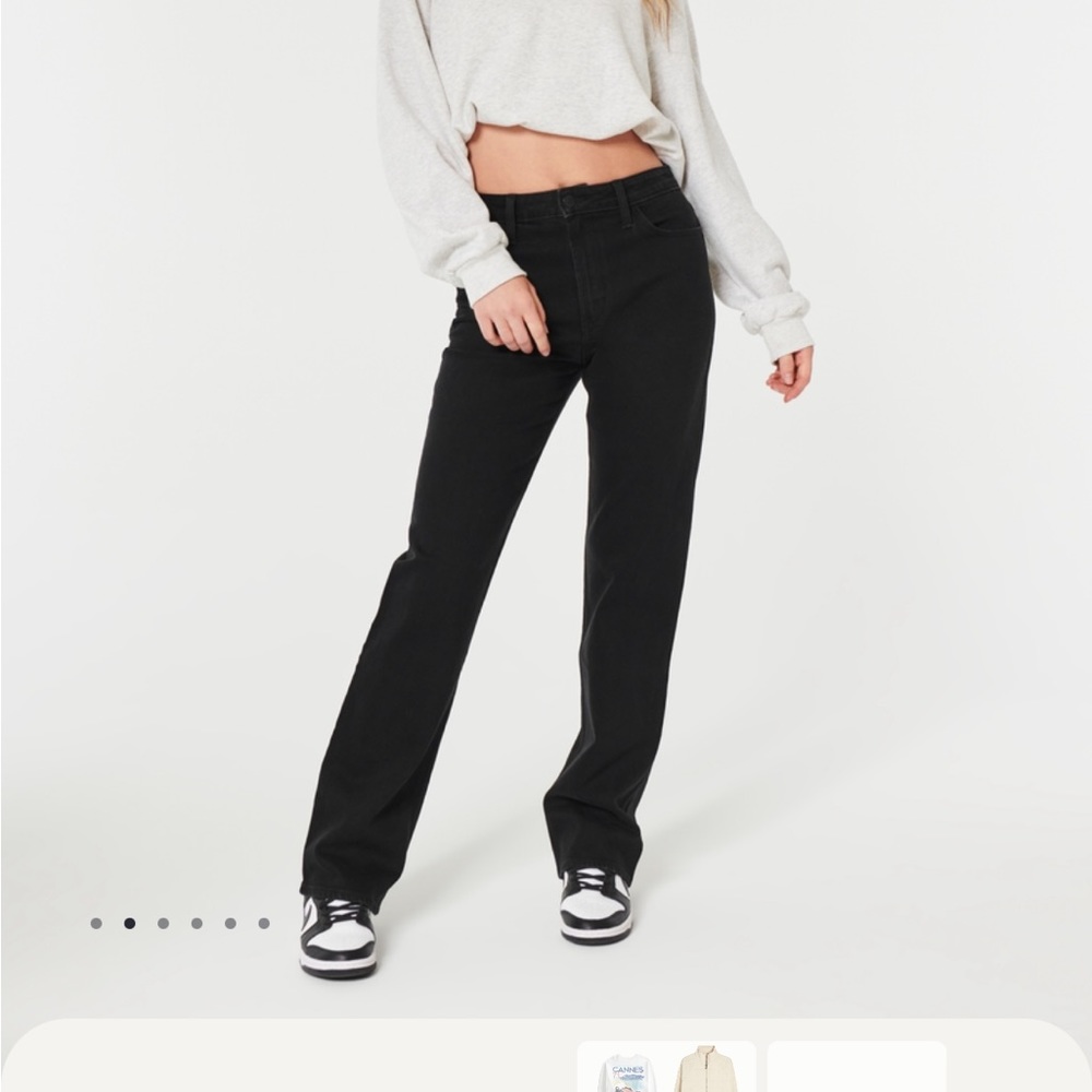 Hollister high rise dad Jean - black